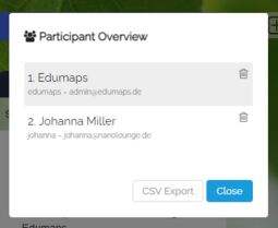 Preview image Example: Participant List