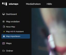 Vorschaubild Hauptmenü mit „Map importieren“