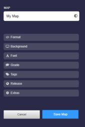 Preview image Map Settings