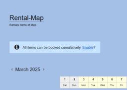 Preview image Cumulative Booking