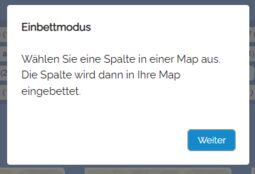 Vorschaubild Hinweis zum aktiven Einbettmodus