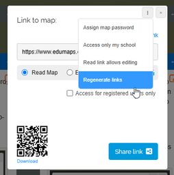 Preview image Option: “Regenerate links”