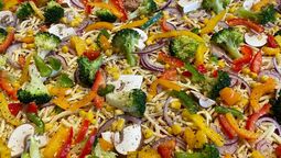 Vorschaubild Weihnachtsmarkt, Pizza vegetarisch