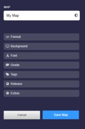 Preview image Map Settings