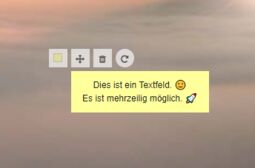 Vorschaubild Textfelder auf Edumaps