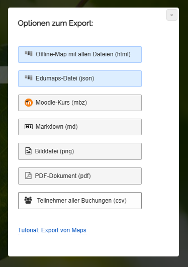 Vorschaubild Export-Option:<br>Teilnehmer aller Buchungen (csv)
