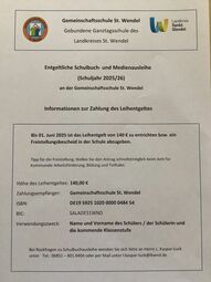 Vorschaubild Entgeltliche Schulbuch- und Medienausleihe