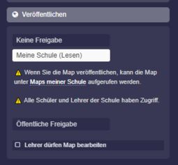 Vorschaubild Veröffentlichen als Map für Ihre Schule