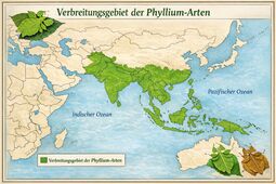 Vorschaubild Verbreitungsgebiet Phyllium (Copilot)