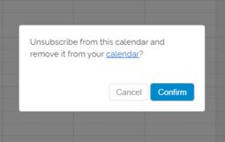 Preview image Confirm Unsubscription
