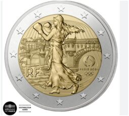 Vorschaubild La semeuse avec des gants de boxe (JO Paris 2024)