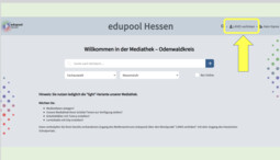 Vorschaubild Schritt2<br>Im Edupool oben auf "Lanis verlinken" klicken