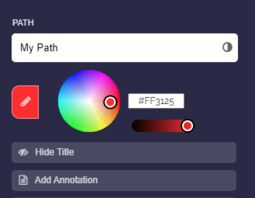 Preview image Advanced Settings for Path Color