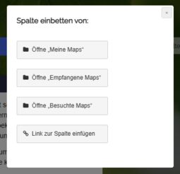 Vorschaubild Auswahl zum Auffinden der Spalte