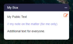 Preview image Hidden note in edit mode