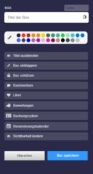 Vorschaubild Neue Box erstellen<br>(Box Editor)