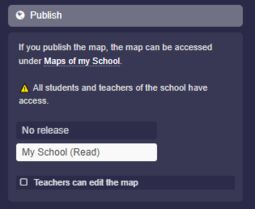 Preview image Publish to “My School (Read)”