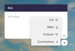 Vorschaubild Dropdown für Bewertungen