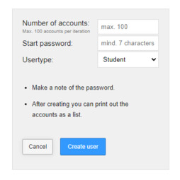 Preview image 1. Create Accounts without emails