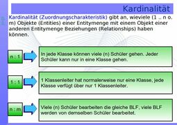 Vorschaubild Kardinalitäten