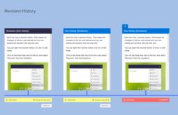 Preview image Example of a Revision history