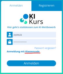 Vorschaubild Anmeldung