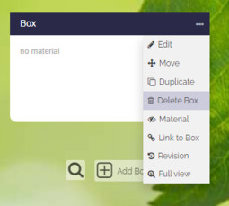 Preview image Screenshot: Delete Box