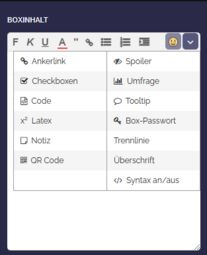 Vorschaubild Module im Editor