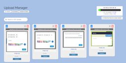 Preview image Screenshot: Example Upload Manager