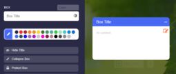 Preview image Color for box title