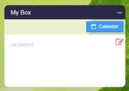 Preview image Calendar button on the box